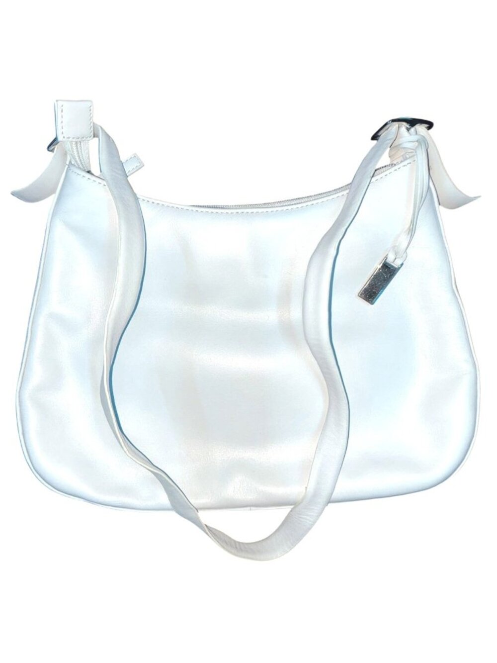 Etienne Aigner - Vintage 90s White Leather Shoulder Bag